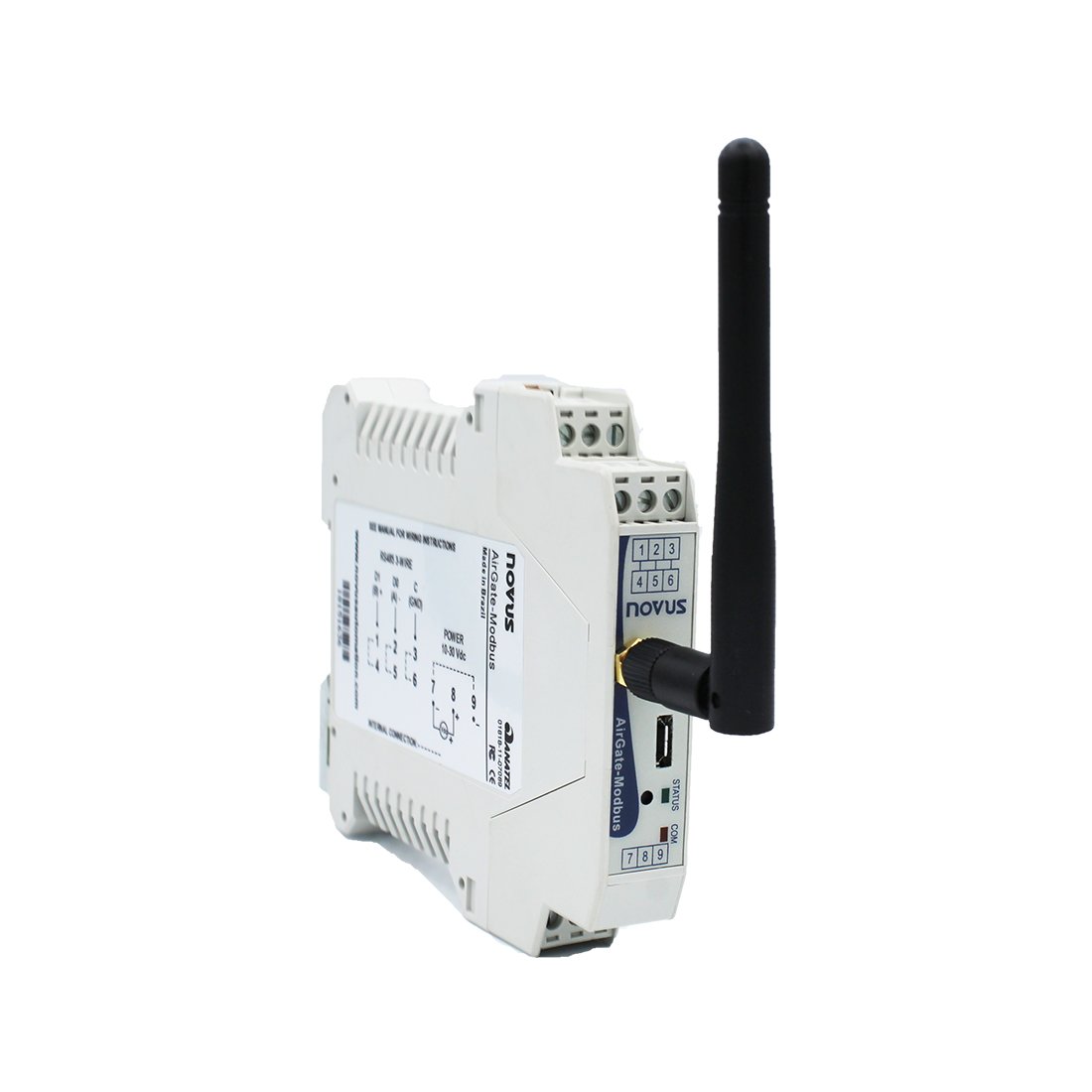 Wireless Modbus Gateway AirGate-Modbus - Wireless - Controllers,  Thermostats, Data Loggers, Solid State Relays, Sensors, Transmitters,  SCADA, Data Acquisition and Temperature Controllers