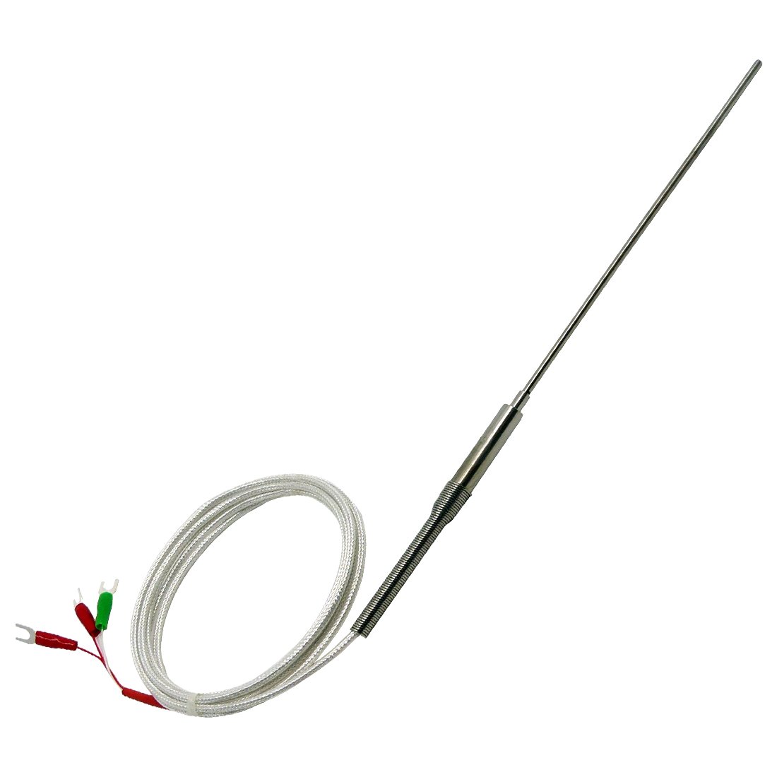 temperature probe with pt100 or thermocouple sensor