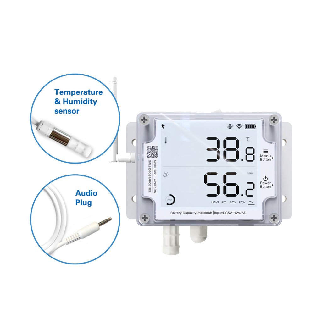 Wireless temperature and humidity logger with external probe - Bluetooth  Low Energy - Efento