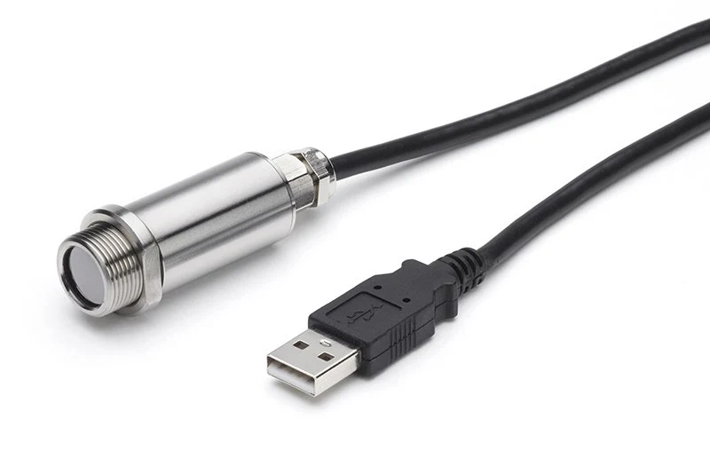 The PyroMiniUSB usb temp sensor measures "nonmetal" surfaces; why not metal?