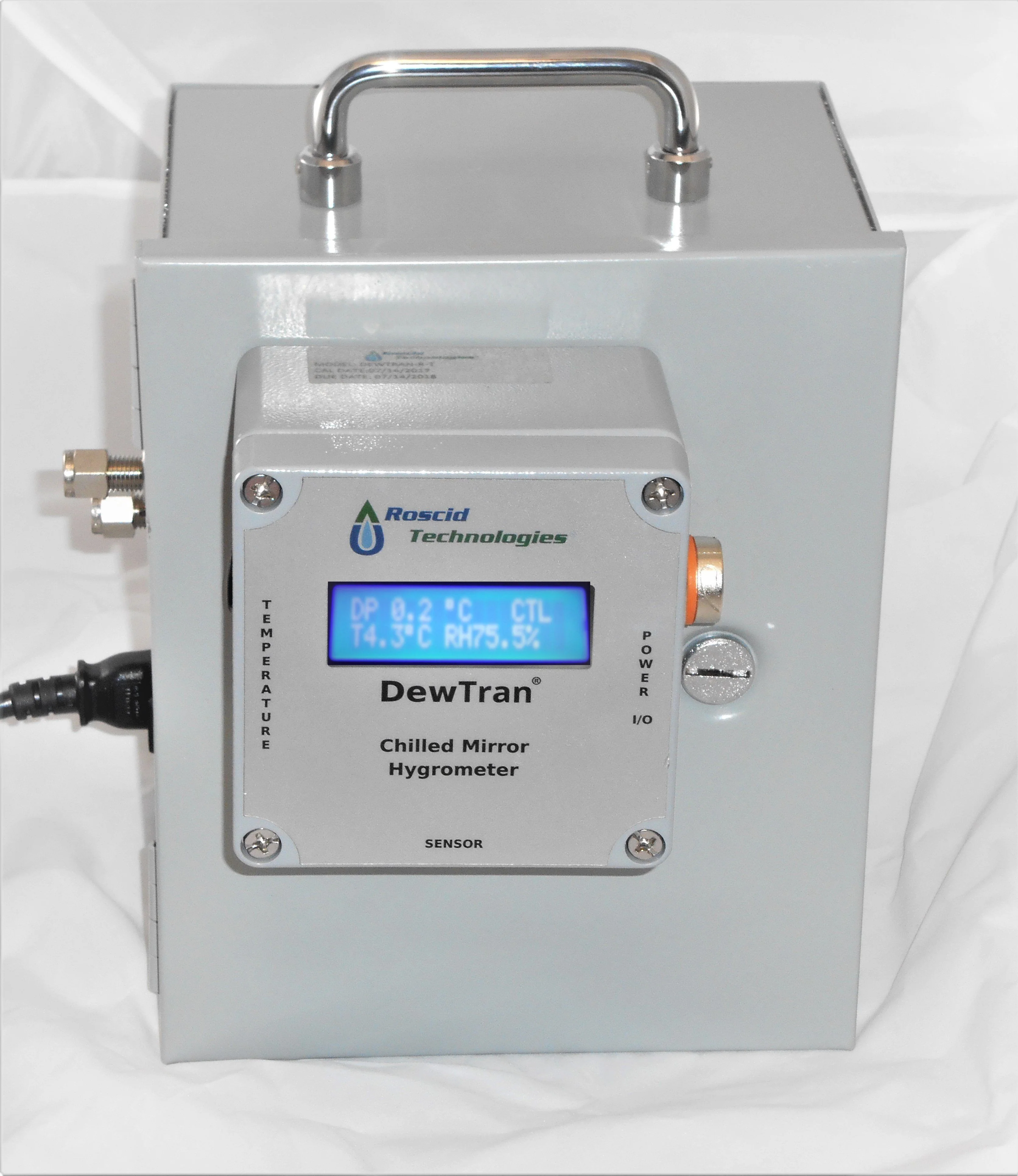 High Temperature Heated Chilled Mirror Hygrometer, Roscid Model - Dewtran-HB Questions & Answers