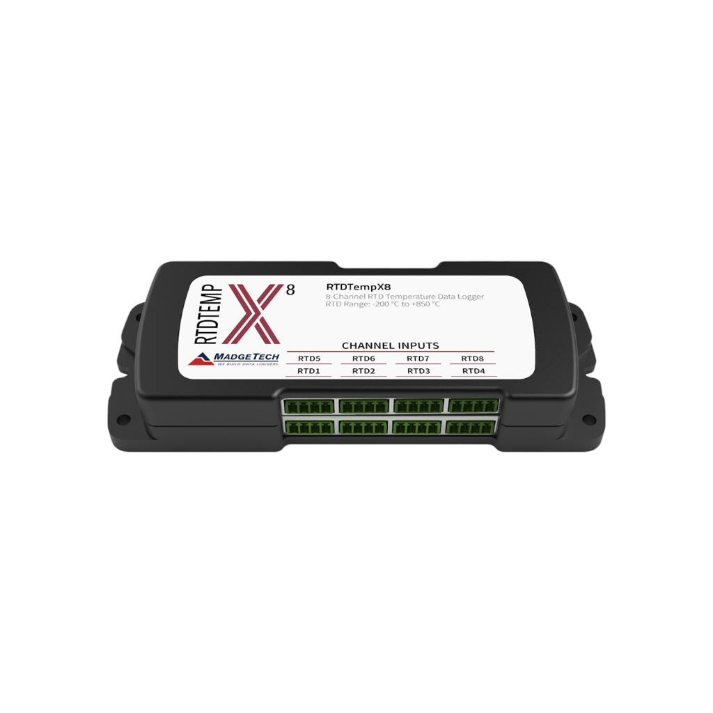 RTDTempX - Multi Channel RTD Loggers, 4, 8, 12 and 16 Channel