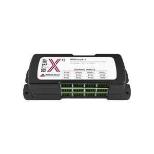 RTDTempX - Multi Channel RTD Loggers, 4, 8, 12 and 16 Channel