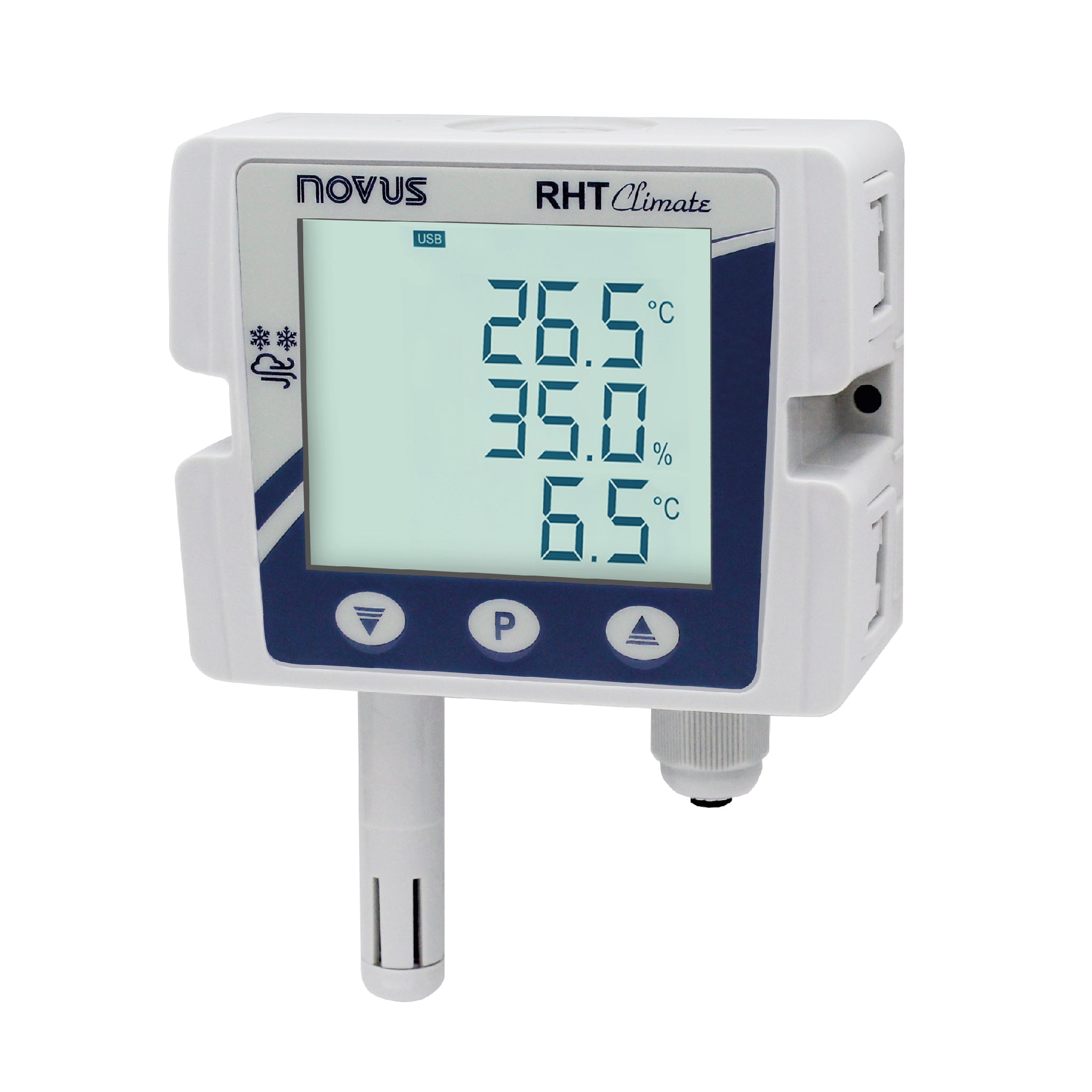 ModBus RS485 Industrial Temperature and Humidity Sensor with Display