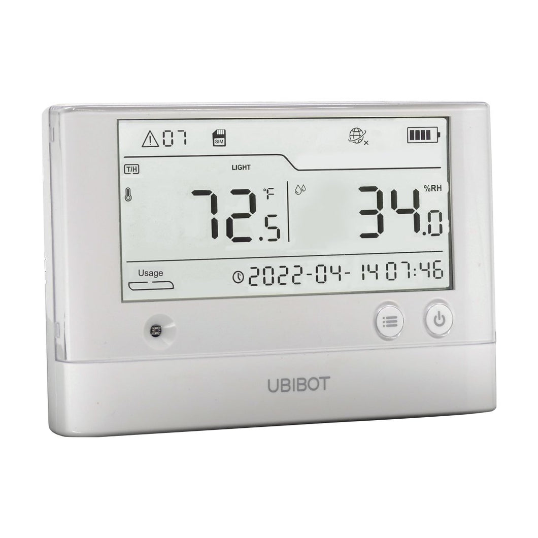 WS1-Pro WiFi or 4G Temperature, Humidity Data Logger/Remote Environmental Monitoring System with Display